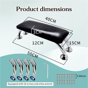 Modern Portable Beauty <b>Nail</b> Workbench Cushion <b>Table</b> Sharp Foldable Design Eco-Friendly Stainless Steel Right-Handed Scissors MK - Product Image 6