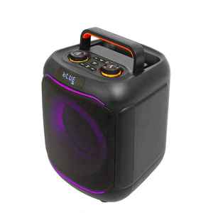 Altavoz Inalámbrico Público <span class=keywords><strong>de</strong></span> 6.5 Pulgadas, <span class=keywords><strong>de</strong></span> Alta Potencia, con Luz Circular y Asa, para Exteriores, <span class=keywords><strong>de</strong></span> Fábrica Real COV - Product Image 1