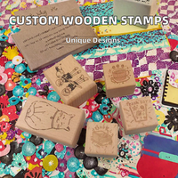 Tampons encreurs personnalisés en bois pour artisanat et scrapbooking – Vente en gros directe usine