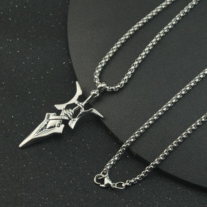 Collier de cosplay Anime Death Note <span class=keywords><strong>Misa</strong></span> <span class=keywords><strong>Amane</strong></span>, pendentif hache, colliers de cosplay d'Halloween, cadeaux de bijoux - Product Image 5