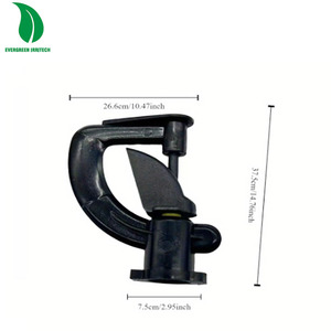 Cabezal de Sistema de <span class=keywords><strong>Riego</strong></span> por Microaspersión, Dispositivo de <span class=keywords><strong>Riego</strong></span> por Goteo Antiobstrucción, <span class=keywords><strong>Material</strong></span> PP, Diámetro de 1.0 mm, para Uso en Jardín - Product Image 4