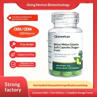 Bonbons Gélifiés aux Peptides de Melon Amer à Particules Vertes - Sans Sucre - Anti-Âge - Complément Alimentaire Spécial - Homologie Alimentaire - Durée de Conservation 6 Mois