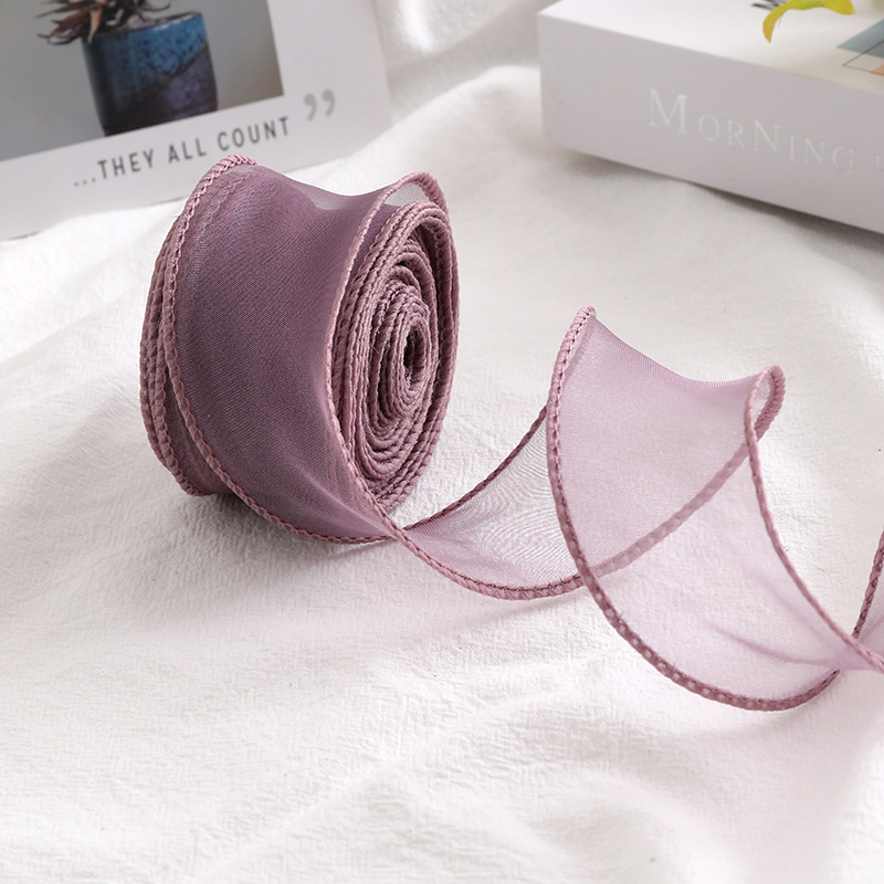 Pâte de haricots violet fumé* 6 cm*10 yards en sac