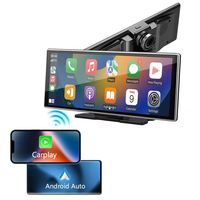 Écran portable 4K IPS tactile de 11,26 pouces avec CarPlay sans fil et Android Auto, caméra de tableau de bord double objectif, lecteur multimédia embarqué – Prêt à être expédié