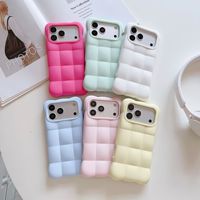 Protection contre les chutes, coque en silicone liquide véritable de haute qualité pour iPhone 18pm 17 16