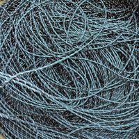 LANXIN Nylon réfléchissant double tressé 4mm vert et noir haute visibilité, faible elongation, haute résistance, 500m/rouleau
