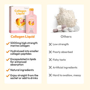 Collagène marin de haute qualité, boisson liquide orale riche en nutriments, protéines, favorise l'élasticité de la peau, sans sucre - Product Image 4