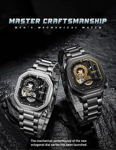 Reloj mecánico automático para hombre, marca personalizada, marca privada, sin esqueleto, G2659, OEM, nuevo diseño - Product Image 3
