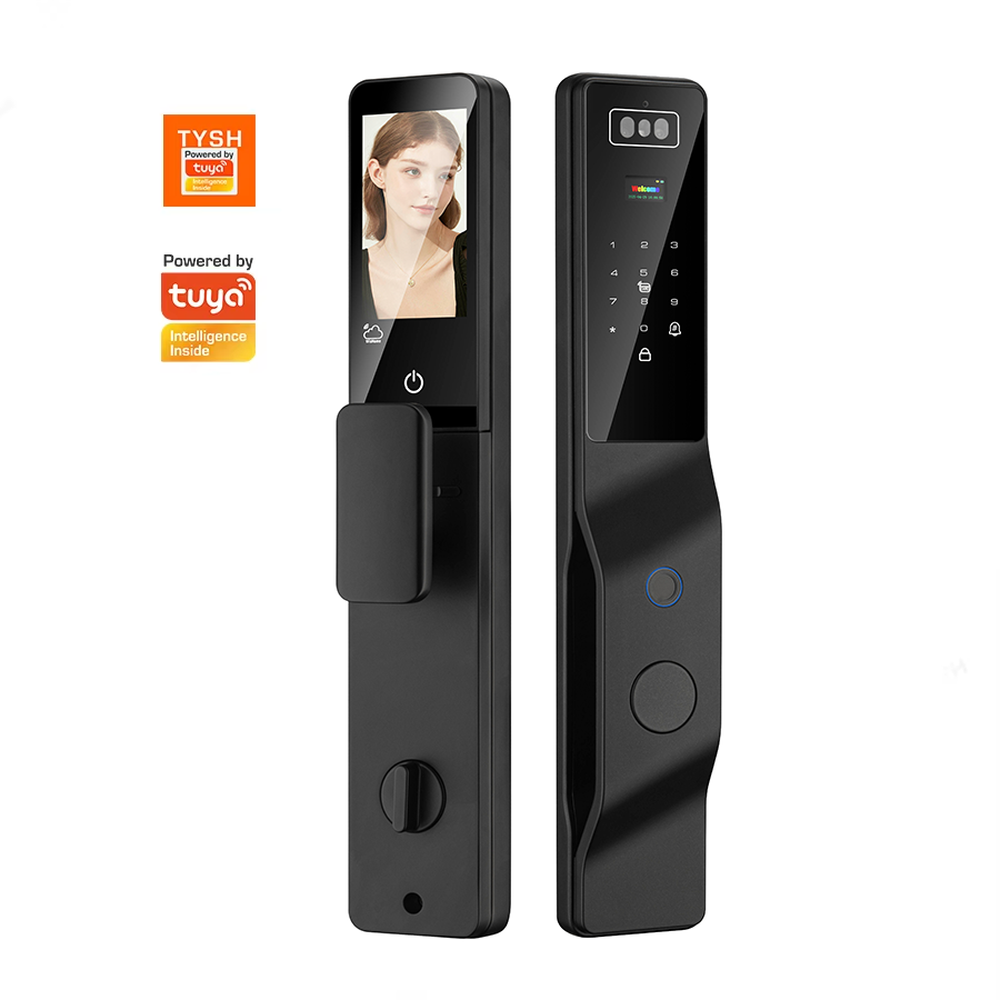 TYSH Ai Automatic Electronic Digital Lock Cerradura Inteligente Wifi App Fingerprint Card 3d Face Recognition Smart Door Lock · image 3