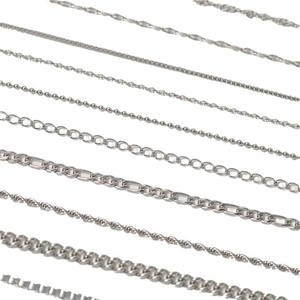 Waterdichte mode dames meisjes 925 sterling zilveren ketting schakels gouden plating trendy bruiloft choker sieraden groothandel - Product Image 5