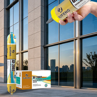Sellador Estructural Transparente de Silicona GF 2002 para Puertas y Ventanas