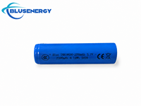 Batterie cylindrique rechargeable au lithium-ion 18650 3,7 V 2200 mAh (18*65 mm) pour outils électriques, vélos électriques, drones, robots