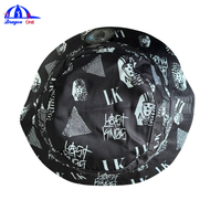 Chapeau Bob Imprimé Symbole Égyptien OEM ODM avec Badge Laser Holographique, Casquette de Pêcheur à Sublimation Intégrale, Faible MOQ, Chapeaux de Soleil