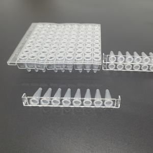 Laboratoriumverbruiksartikelen 0.1Ml 0.2Ml Pcr-Plaat Breken Afneembare Half Omzoomde Afneembare Pcr-Plaat Met 96 Putjes - Product Image 2
