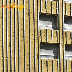 Sections d'isolation de tuyaux en laine de roche de basalte Funas pour conduits HVAC-préformés, diamètre de 1 à 6 pouces, épaisseur de 50mm, 100kg/m³ - Product Image 1