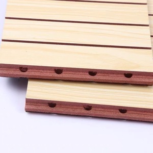Wooden Sound Absorbing Panels Mdf Rectangle Modern Design For KTV Music Rooms School Walls Ceilings Fire Retardant Decorative - Product Image 2
