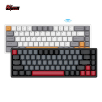 Keyboard Mekanik Gaming Full Bloody Aula Mini Wireless Keycaps Royal Kludge RK837 RK G68 3 Mode RGB 60% Switch PCB Gamer