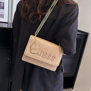 <span class=keywords><strong>Bolso</strong></span> Bandolera de Cuero PU Premium |   Elegante <span class=keywords><strong>Bolso</strong></span> de Hombro con Cadena Dorada |   Monedero Compacto con Cierre Magnético para <span class=keywords><strong>Mujer</strong></span> - Product Image 3