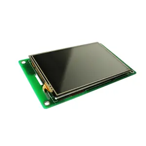 Tela lcd de toque de 320x480 3.5 polegadas, tela lcd programável uart com painel de toque resistente