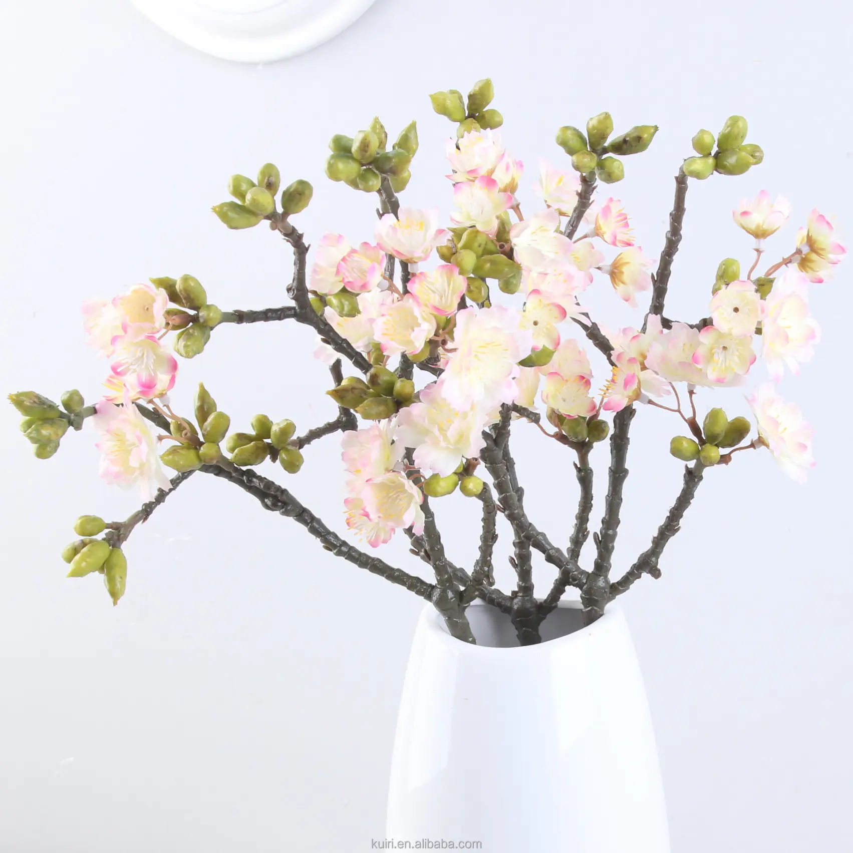 Düğün Centerpieces için yeni stil romantik rüya gibi ipek Sakura yapay kiraz çiçeği