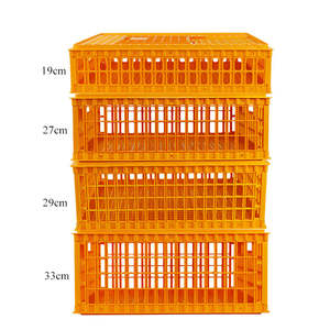 Volaille vivante Poulet <span class=keywords><strong>Canard</strong></span> Oie Pigeon Caisse <span class=keywords><strong>de</strong></span> transport Cage Caisse en plastique <span class=keywords><strong>de</strong></span> haute qualité - Product Image 4