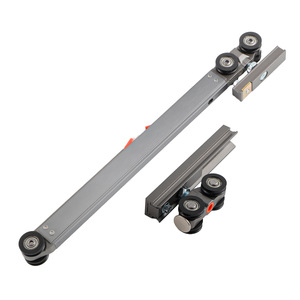 Betoci Push Button Concealed Pocket Door Sliding Mechanism For Wooden Aluminum Frame Doors One Way Soft Roller Track Accessories - Product Image 2