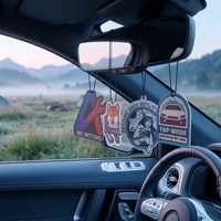 Désodorisant de voiture personnalisé avec logo, parfum super puissant et longue durée, désodorisant de voiture suspendu en papier, désodorisant de voiture personnalisé