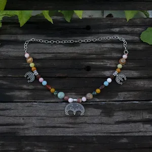 Joyería vikinga, collar vikingo, joyería étnica tribal colorida, regalo único para ti - Product Image 1