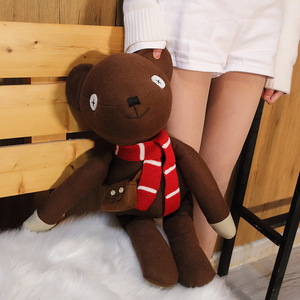 2024 Venta caliente diseños populares juguetes de peluche animales de peluche Linda película oso de peluche para niños juguetes personalizados - Product Image 6