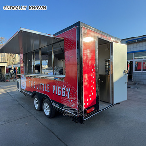 OEM Mobile Store Truck <b>Caravan</b> Coffee Ice Trolley Cart Roasted Chicken Food Trailer With Grill - Product Image 5