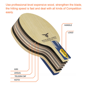 Raquette de tennis de table professionnelle Loki Telson <span class=keywords><strong>CNF</strong></span> 7 plis, lame de ping-pong OEM, raquette de tennis de table - Product Image 2