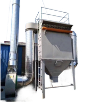 1. Colector de polvo tipo Baghouse personalizado de fábrica, filtro de bolsas con limpieza por pulsos para el tratamiento de polvo en gases de combustión industriales