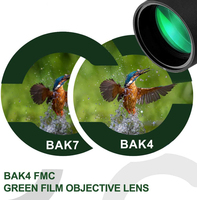 20-60x80 longue-vue-BAK4 haute définition étanche Spotter Scope pour l'observation des oiseaux Wildlife Scenery1, vert