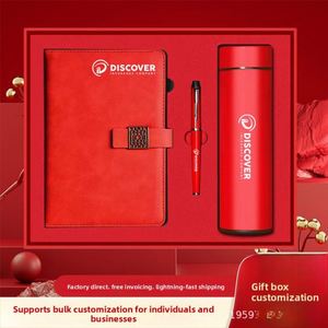 In Stock Wholesale A5 PU-bound Notebook High-end Business <b>Gift</b> with logo Printing Option Custom <b>Gift</b> Box <b>Set</b> - Product Image 5