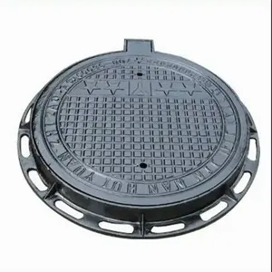 China Wholesale Factory Customized Firm Drain Manhole Covers Round Ductile Cast Iron Manhole Cover