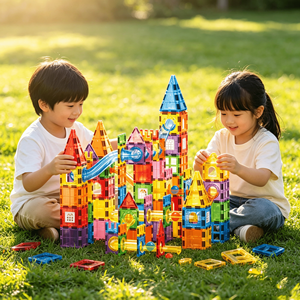 Offre Spéciale : Kit de Construction Magnétique 3D en ABS de 7,5 cm, 165 Pièces, Circuit de Billes, Jouet Éducatif STEM, Cadeau pour Enfants de 3 Ans et Plus - Product Image 3