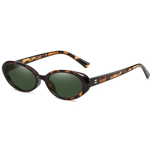 Luoyan Anti-UV lunettes rétro ovale imprimé léopard vert lentilles lunettes <span class=keywords><strong>de</strong></span> soleil femmes optique lunettes cadre bleu mode 2024 - Product Image 1