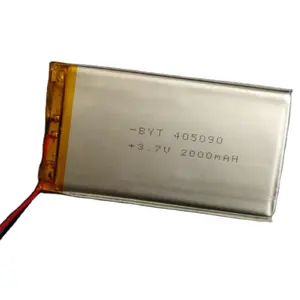 3.7v 405090 Lipo Rechargeable 2000mah Li Po Li-polymer Li-po Lithium Ion Polymer Battery