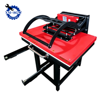 Presse à chaud manuelle SGW 80*100 avec contrôle numérique de la température et du temps pour papier de sublimation, vinyle de transfert thermique, tissu pour vêtements