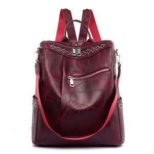 Zaino <span class=keywords><strong>Mini</strong></span> Antifurto Trendy <span class=keywords><strong>2026</strong></span> per Donne, Borsa Scolastica alla Moda in Pelle PU con Fodera in Poliestere per Adolescenti - Product Image 4