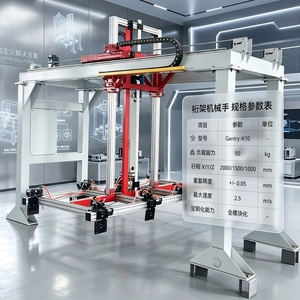 Manipulador de pórtico compacto, robot inteligente de estructura de celosía para transferencia de materiales sin operador en talleres con espacio limitado - Product Image 5