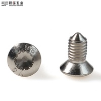Vis de machine à tête fraisée Torx avec pointe cannelée SUS Inox V2A DIN EN ISO14584, vis à douille hexagonale double 12 points