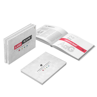 Impression de brochures brillantes en offset sur papier couché, reliure parfaite, couleur pleine, personnalisée en gros