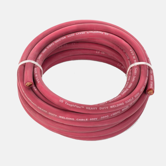Factory Direct Sell  4/0 Red Sheath 95mm2 100mm2 120mm2 Tinned Copper Wire Flexible Rubber Arc Welding Cable Battery Cable Wire