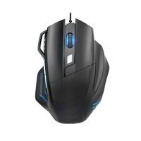 Mouse Gaming X7 Kabel Berkualitas Pabrik, Lampu Pelangi Backlit, 7 Tombol Programmable, Sensor Optik High-DPI, Ergonomis