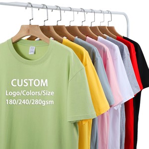 เสื้อยืดคอกลมผู้ชาย ผ้าคอตตอนถัก 100% ทรงปกติ น้ำหนัก 230 กรัม ขายส่ง รับสกรีนโลโก้ ย้อมสีพื้น เสื้อยืดลำลอง - Product Image 1