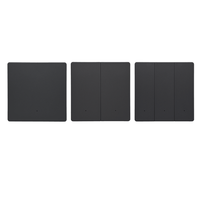 A1 vente en gros pour la maison intelligente Tuya interrupteur mural à bouton-poussoir Ultra-mince fonctionne avec Alexa Google Home Yandex Smart-ZigBee Compatible