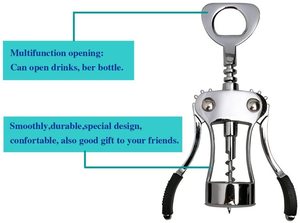 Kit de tire-bouchon intelligent 4-en-1 de luxe personnalisé et rechargeable avec <span class=keywords><strong>pompe</strong></span> à air pour bouteilles de vin rouge et de bière, ouvre-bouteille à vide - Product Image 6