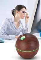 Nouveautes 2025 Grain De Bois Brume Froide humidificateur d'air USB Ultrasonique Mini Diffuseur D'huile Portable Difusor De Aroma