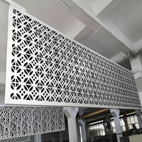 Panneau de façade en aluminium pour matériaux de construction, découpe perforée sur mesure, design moderne 3D, mur-rideau architectural extérieur